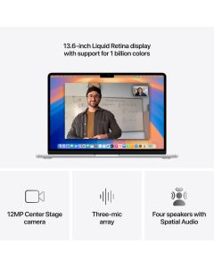 13-inch MacBook Air: Apple M4 chip with 10-core CPU and 10-core GPU, 512GB SSD - Silver