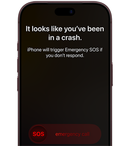 Get safety features like crash detection