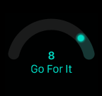 Readiness score of 8, Go For It