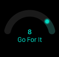Readiness score of 8, Go For It